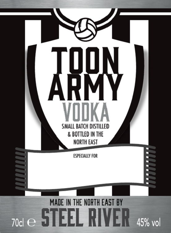 TOON ARMY VODKA - FRONT LABEL