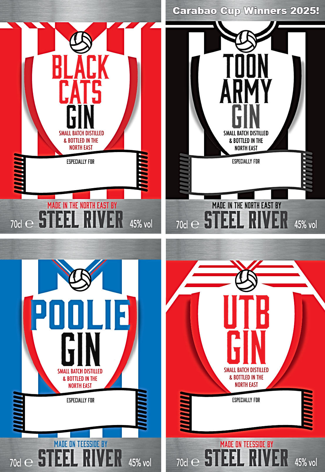 ALL GIN FRONT LABELS
